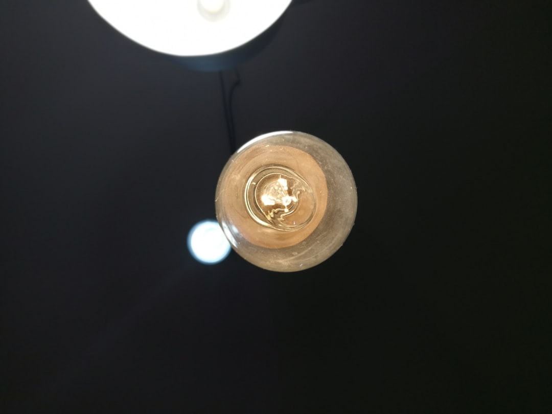 Photo glass cylinder pendant light